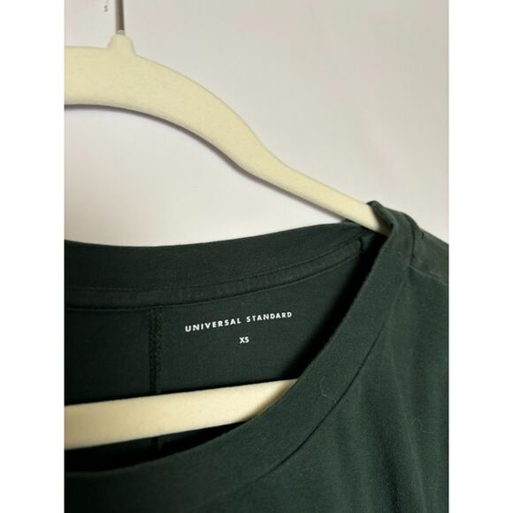Universal Standard T Shirt Dress Women's Size XS 10-12 Green Misa Everyday Comfy - Picture 4 of 4